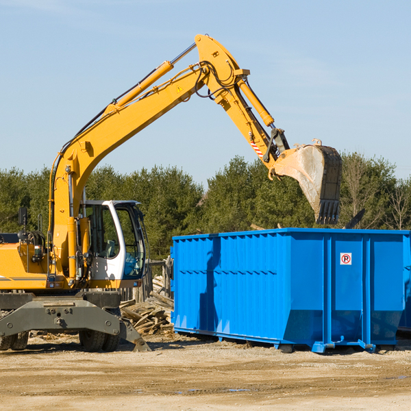 are there any restrictions on where a residential dumpster can be placed in Riga